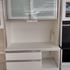 ★ジモティ割あり★ NITORI レンジボード 白 H200×D50×W105 クリーニング済み TJ836 ☆ジモティ割あり☆ NITORI レンジボード 白 H200×D50×W105