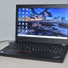 中古ノートパソコン Windows11+office 爆速SSD128GB+HDD1TB Lenovo L570 core i3-7100U/メモリー8GB/15.6インチ/webカメラ/無線/DVDマルチ 中古ノートパソコン Windows11+office 爆速SSD128GB+HDD1TB Lenovo