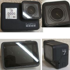 GoPro HERO7 Black アクションカメラ 付属品多数有り　ビデオカメラ 撮影 自撮り短時間撮影確認済み ☆ PayPay(ペイペイ)決済可能 ☆ 札幌市 豊平区 平岸