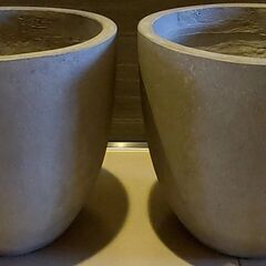 【ネット決済】値下げ！【2個セット】陶器鉢植え/プランター/ガー...