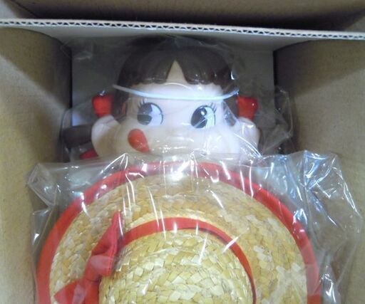 開封未使用 不二家 卓上ペコちゃん 苺フェアバージョン 第2弾 懸賞品 2008