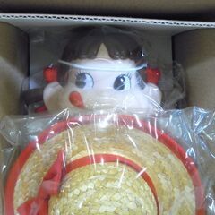 開封未使用 不二家 卓上ペコちゃん 苺フェアバージョン 第2弾 懸賞品 2008年 札幌市東区 新道東店