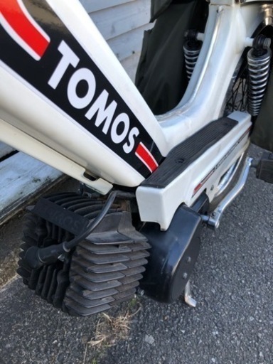 オランダの自転車バイク tomos トモス 白 Yahoo!オークション - 茨城発