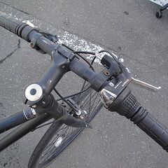 ☆ クロスバイク 27インチ 700×28C 21Technology 6段変速 ブラック 自転車 21テクノロジー 鍵・ライト無し ☆ 札幌市 東区 北20条店