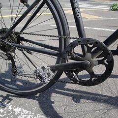 ☆ クロスバイク 27インチ 700×28C 21Technology 6段変速 ブラック 自転車 21テクノロジー 鍵・ライト無し ☆ 札幌市 東区 北20条店