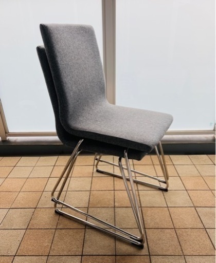 IKEA イケア ダイニングチェア 椅子 2脚 黒 ブラック ビンテージ