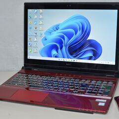 中古ノートパソコン Windows11+office NEC NS750/D 高性能core i7-6500U/爆速SSD512GB+HDD1TB/メモリ8GB/15.6インチ/webカメラ/ブルーレイ 中古ノートパソコン Windows11+office NEC NS750/D 高性能core i7