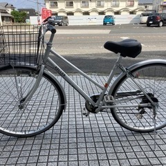 27インチ自転車】6段変速付 チェーン、鍵新品❗️スペアキーあり