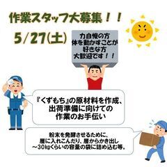 5/27★作業スタッフ★知念
