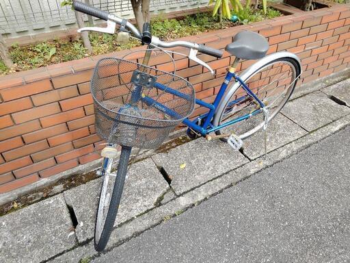 (chariyoshy)27インチ自転車青色