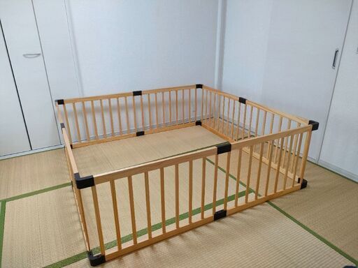 木製ベビーサークル