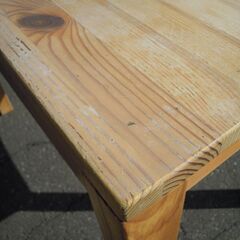 MUJI/無印良品 パイン材デスク キャビネット付き 幅100cm 良品計画 机 学習机 札幌市 東区 新道東店