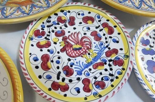 イタリア食器☆飾り皿 絵皿 デルタ DERUTA /バッサーノ BASSANOなど…