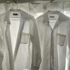 制服用　男性　白シャツ