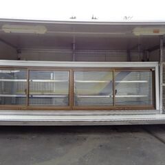 【～9/12まで限定価格】トラックコンテナ 箱 3400x1760x1500 棚付 アルミバン 冷凍冷蔵 倉庫 物置 ガレージ 愛媛より