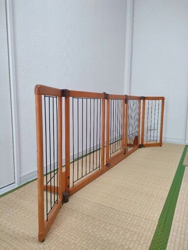 リッチェル  ペット用  木製おくだけドア付きゲート　Ｌ