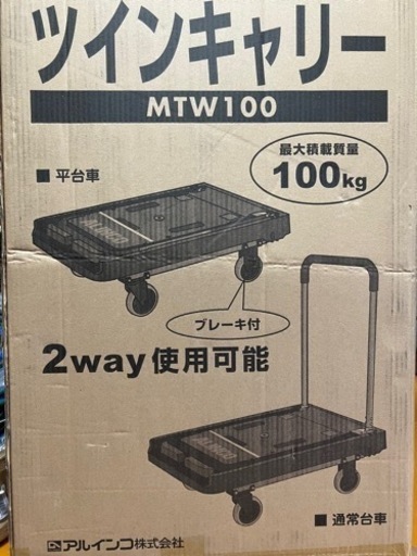 【お値下げしました‼️】アルインコ ツインキャリー/MTW100