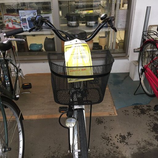 ☆店頭にて試乗可☆ J2460 良品 シティサイクル自転車 6段変速ギア付