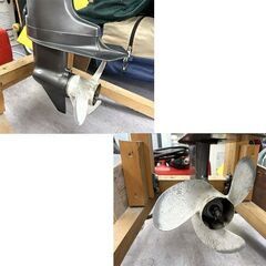 TOHATSU M5B 369 5馬力 2スト 2サイクル 船外機 純正タンク付き トーハツ