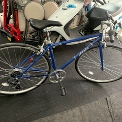 クロスバイク 700 28c ブルー