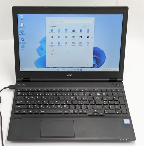 送料無料 保証付 即使用可 15.6型 ノートパソコン NEC PC-VK23LXZGU 中古美品 第6世代Core i3 4GB DVD Wi-Fi Bluetooth Windows11 Office