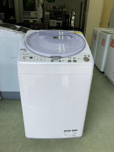 【リサイクルショップ　ピカソ　小松原】シャープ SHARP 7.0kgタテ型洗濯乾燥機 2012年製 ES-TX71 ブルー★6726★