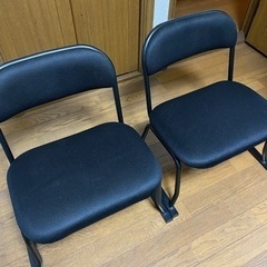 椅子　座椅子　ローチェア　2個