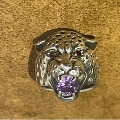 タイガーモチーフSILVA925 指輪 13号サイズ