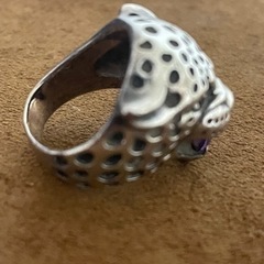 タイガーモチーフSILVA925 指輪 13号サイズ