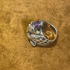 タイガーモチーフSILVA925 指輪 13号サイズ