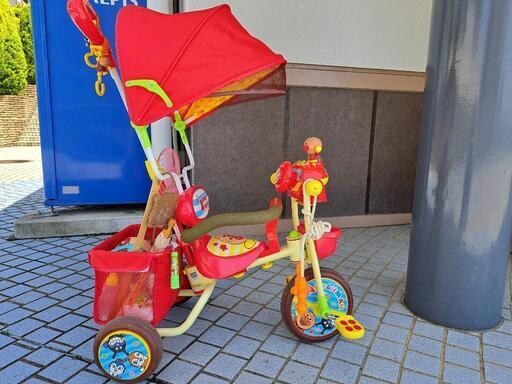 s⭐️様専用 アンパンマン DX 三輪車 サンシェード付き 引き取り限定
