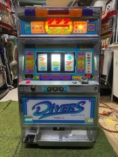 【希少】ダイバーズ XX 半ジャンク品 ◆コイン付き◆ スロット  実機 レトロ