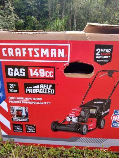 新品】Made in U.S.A. CRAFTSMAN自走式ガソリンエンジン芝刈機 新品】Made in U.S.A. CRAFTSMAN自走式ガソリンエンジン芝刈機
