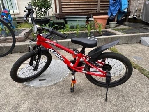 子供用自転車D-BIKE master 18V 赤