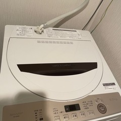 SHARP 洗濯機6kg 5/28日まで！