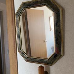 レトロ　壁掛け鏡