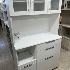 J2470 良品 NITORI ニトリ ダリア DAHLIA-100KB-WH 食器棚 キッチン 