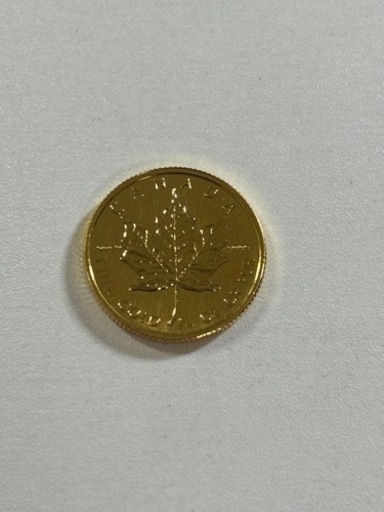 メイプルリーフ金貨 4分の1オンス 7.775g - 東京都のその他