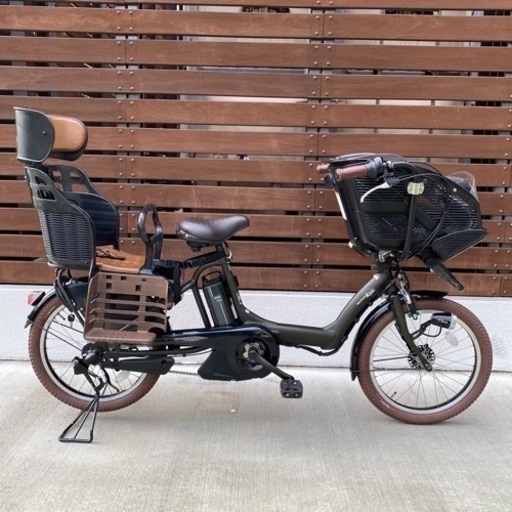 YAMAHA PAS Kiss mini お洒落です❣️子供乗せ自転車　3人乗り