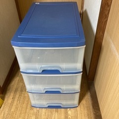 3段収納ケースお譲りします。