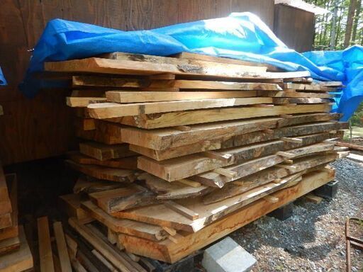 楢の板材　１８０X35X6㎝　乾燥材
