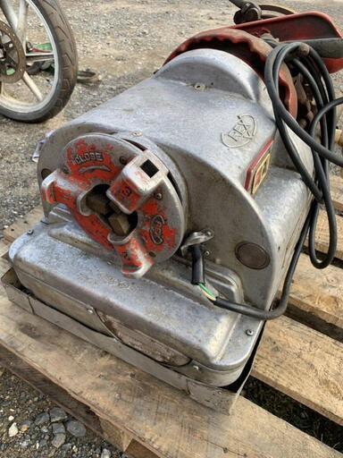 レックス REX パイプマシン 50A DX 長崎発 ねじ切り機 動作品