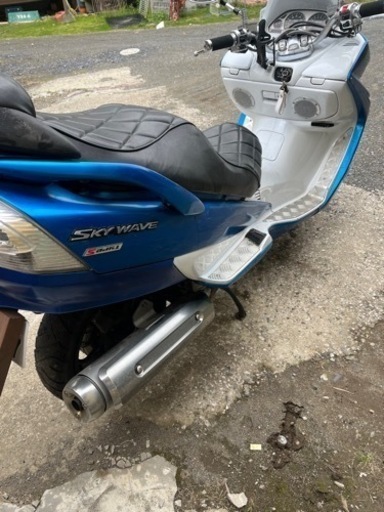 バイク スカイウェイブ cj43 不動 パーツ取り