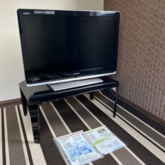 シャープAQUOS テレビ　テレビ台のセット