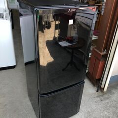 【動作保証あり】MITSUBISHI 2017年 MR-P15EC 146L 2ドア 冷凍冷蔵庫【管理KRR506】