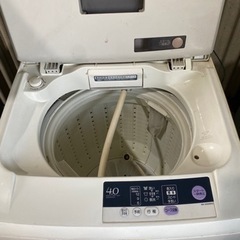 洗濯機　4キロ　無料