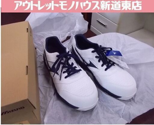 新品 ミズノ 安全靴 27.0cm EEE 白 F1GA210001 オールマイティ LS2 11L MIZUNO ホワイト ワークシューズ 靴 未使用品 札幌市東区 新道東店