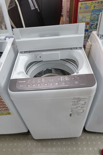 安心の分解洗浄済Panasonic 6.0kg洗濯機 2021年製 保証有り【愛千142】