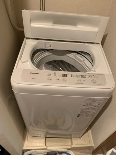 パナソニック　全自動洗濯機　5kg ビッグウェーブ洗浄/送風乾燥