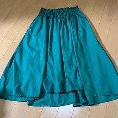 かわいい！グリーン系スカート　(Fサイズ)